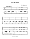 Joy To The World (for Violin Duet and Piano)