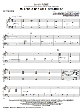 Where Are You Christmas? (arr. Mac Huff) (from How The Grinch Stole Christmas) - Synthesizer