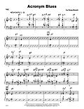 Acronym Blues - Piano