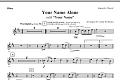 Your Name Alone (with Your Name) - Oboe
