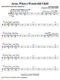 Jesus, What A Wonderful Child - Drums & Percussion