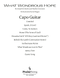 What Wondrous Hope (Praise Band) - Capo Guitar