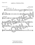America, the Beautiful - Bb Trumpet 1