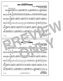 Try Everything (from Zootopia) - 2nd Trombone 