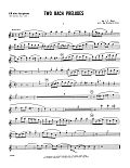 Two Bach Preludes - Opt. Alto Sax