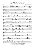 Trio #97, Movement 1 (arr. Kevin Kaisershot) - Flute