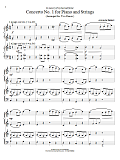 Concerto No. 1 For Piano And Strings