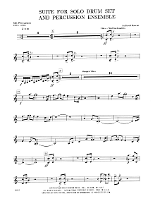 Suite For Solo Drum Set & Percussion Ensemble - Percussion 5 