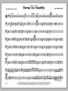 Time To Testify - Tenor Sax 1 