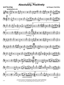 Absolutely, Positively - 1st Eb Alto Saxophone 