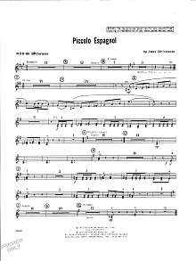 Piccolo Espagnol - 3rd & 4th Bb Trumpet 