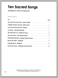 Ten Sacred Songs - Piano
