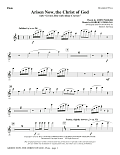 Arisen Now, the Christ of God (with "Crown Him with Many Crowns") - Flute