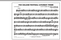 Fox College Football Saturday Theme - 3rd Bb Trumpet