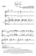 Thank You (arr. Mac Huff)