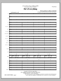 He's Everything - Full Score