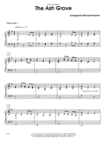 The Ash Grove - Piano Accompaniment 