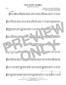 One Note Samba (Samba De Uma Nota So) 