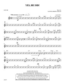Yes, He Did! - Guitar 