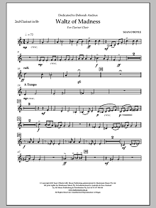 Waltz Of Madness - Bb Clarinet 2 