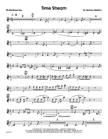 Time Stream - Eb Baritone Saxophone 