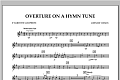 Overture on a Hymn Tune - Eb Baritone Saxophone