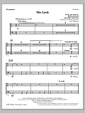 The Look - Percussion