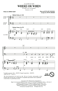 Where Or When (from Babes In Arms) (arr. Steve Zegree)