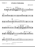 A Festive Celebration - Trombone 1 & 2