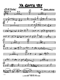 Ya Gotta Try - 3rd Bb Trumpet