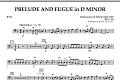 Prelude and Fugue in D Minor - Bass
