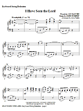 I Have Seen the Lord - Keyboard String Reduction