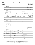 Throne of Praise - Full Score