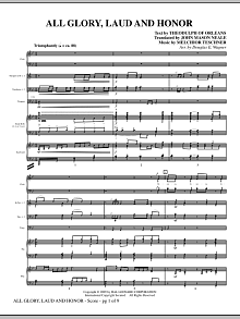 All Glory, Laud And Honor - Full Score 