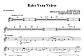 Raise Your Voices - Bb Trumpet 1