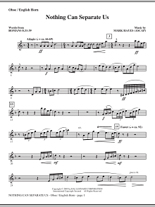 Nothing Can Separate Us - Oboe/English Horn 