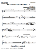 This Is How We Know What Love Is - Bb Tenor Sax/Bar. TC (Trb 1,2)