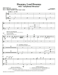 Hosanna, Loud Hosanna (with "Antiphonal Hosanna") - Percussion 1 & 2