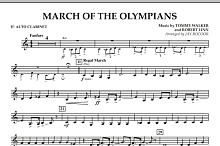 March Of The Olympians - Eb Alto Clarinet 