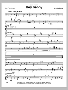 Hey Benny - 3rd Trombone 