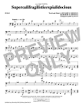 Supercalifragilisticexpialidocious (from Mary Poppins) (arr. John Leavitt) - Cello