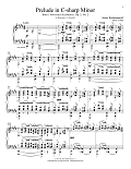 Prelude In C-Sharp Minor