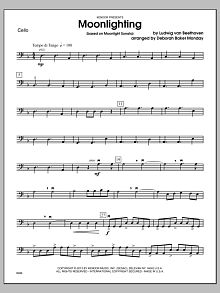 Moonlighting (based on Moonlight Sonata) - Cello 