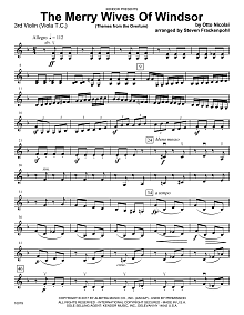 The Merry Wives Of Windsor (Themes From The Overture) - Violin 3 (Viola T.C.) 