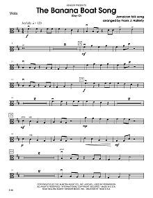 Banana Boat Song, The (Day-O) - Viola 