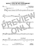 Won't You Be My Neighbor? (arr. Larry Moore) - String Bass/Opt. Electric Bass