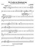 We Gather in Thanksgiving - Drums