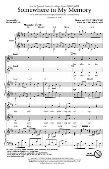 Somewhere In My Memory (arr. Mark Hayes) 