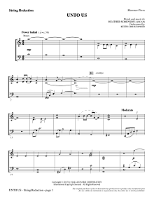 Unto Us - Keyboard String Reduction 