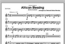 African Blessing (Bwana Awabariki) - Violin 2 